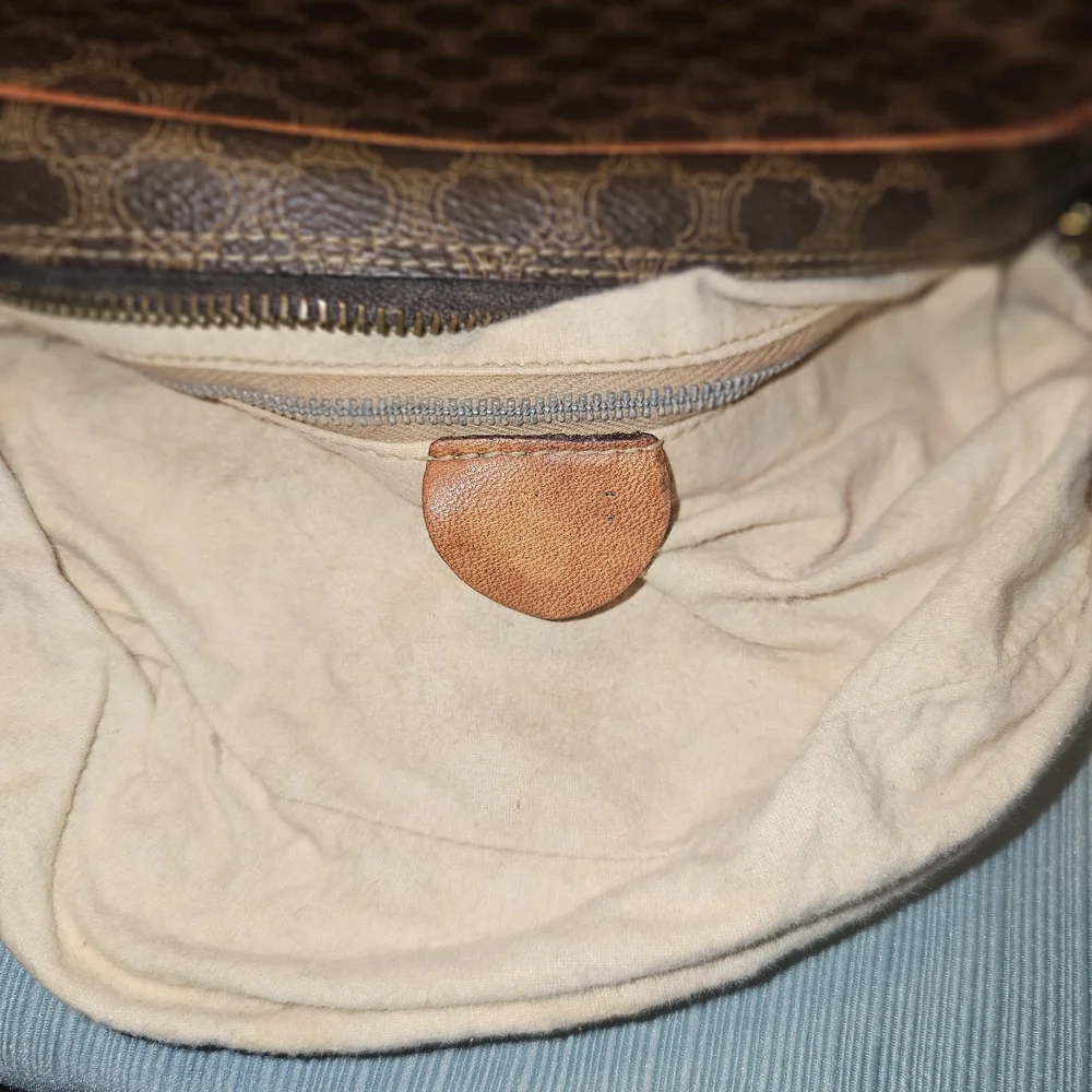 Vintage Celine Brown Monogram Crossbody Bag - EUC - SOLD - Picture 8 of 9